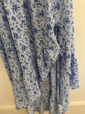 Francesca's Blue Floral Dress thumbnail 3