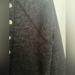Abercrombie & Fitch Turtleneck Top Back Button Detail Small Dark Gray Vintage thumbnail 14