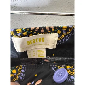 Anthropologie Maeve Abstract City Shorts Boho High Rise Women's Size 2 Geometric thumbnail 3