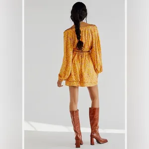 Free People Jael Printed Mini Dress thumbnail 2