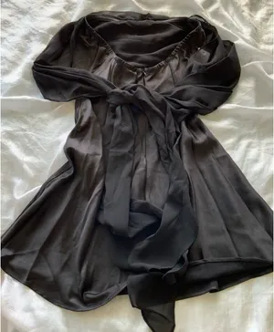 Princess Polly Adoration Mini Dress Black thumbnail 4