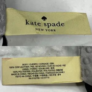 Kate Spade Leila Triple Gusset Gray Leather Crossbody Purse thumbnail 7
