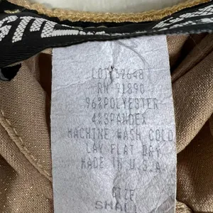 Vintage Street Code Mini Dress Womens S Gold Metallic Tie Waist Cocktail Y2K‎ thumbnail 5