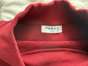 PARKE Red Mockneck Valentine’s Day Sweatshirt thumbnail 3