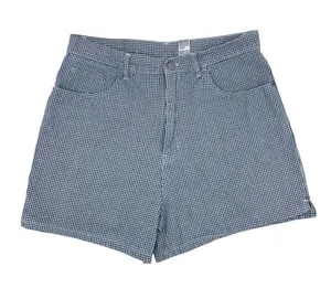 Vintage 90s Y2K Bill Blass Jeans Gingham Denim Mom Shorts Size 12 Cotton Preppy thumbnail 1