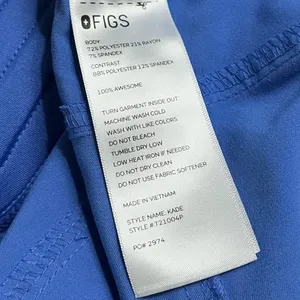 Figs • Medium Blue High Waisted Kade Scrub Pants thumbnail 4