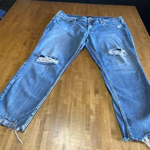 Silver Jeans Elyse Ankle Slim Sz18/L27 thumbnail 1