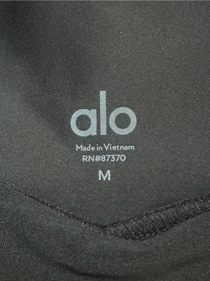 ALO Yoga Black Pleated A-Line Skirt M thumbnail 4