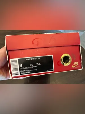 Nike Air Force 1 AF1 Valentine's Day Limited Edition Red Sneakers US Size 9 thumbnail 9