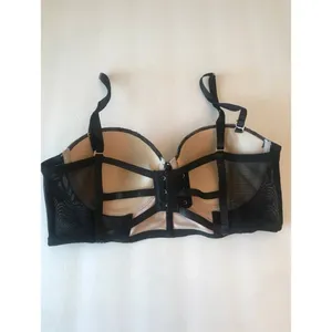 Black fuchsia lace adjustable‎ or removable straps bra Size undefined thumbnail 6