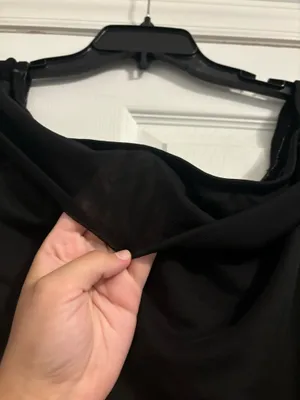 See You Monday Black Long sleeve crop top thumbnail 2