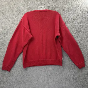 Vintage Knit Christmas Sweater Holiday Ugly‎ Retro 90s Cottagecore Women's Large thumbnail 3