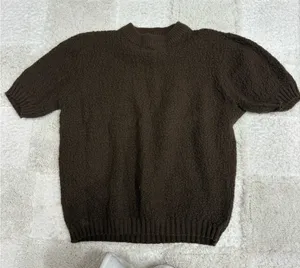 Women’s Brown Knit Shirt thumbnail 1