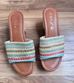 Unisa Canvas colorful, clog, slip on sandals thumbnail 1