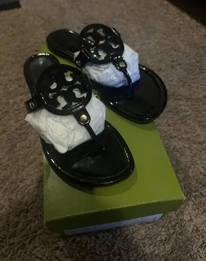Black Glossy Tory Burch sandals thumbnail 1
