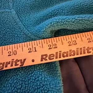 Vintage Woolrich Fleece Pullover Sweater Womens S Teal Oversized Made in USA thumbnail 5