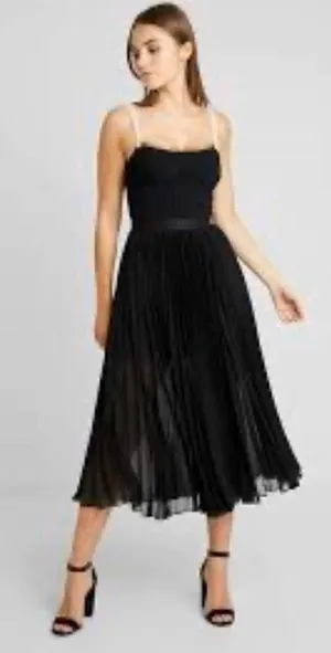 zizi by barbara chodos Vintage pleated midi dress thumbnail 1