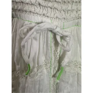 Free People Ethereal Cottage Prairie White Lace Hi Hello Midi Dress Medium thumbnail 11