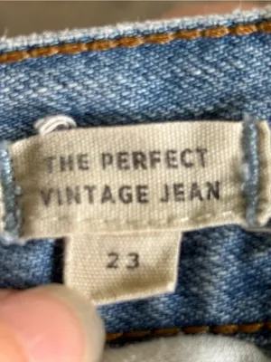 Madewell the perfect vintage Jean light wash size 23 thumbnail 9