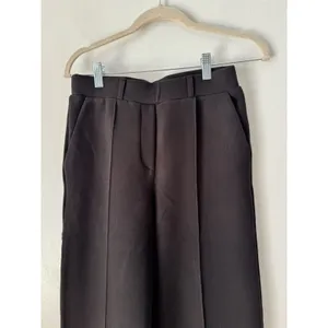 NWT OGL FuzzLuxe High Rise Straight Leg Pull On Pleated Pants Black Size XS thumbnail 4