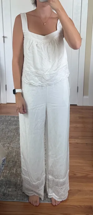 Lulus White Set Two-Piece thumbnail 1