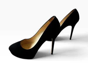 Jimmy Choo Platform Pumps 39.5 Black Suede Stiletto Heels Classic Luxury thumbnail 1