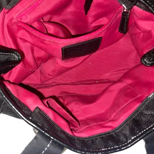 Black Coach Designer Hand Bag thumbnail 6