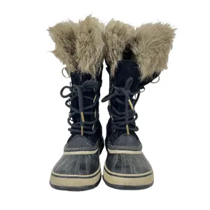 Sorel Joan of Arctic Waterproof Snow Boots Faux Fur Black Size 7 thumbnail 4