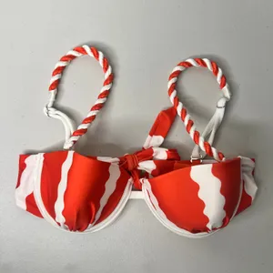 Ancora Bora Bikini Top Size Small Orange thumbnail 4