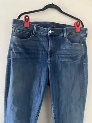 NYDJ Marilyn Straight Jeans Womens 16W Medium Wash Minimalist Casual Comfy thumbnail 2