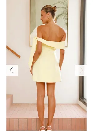 Yellow Mini Peppermayo Dress thumbnail 2