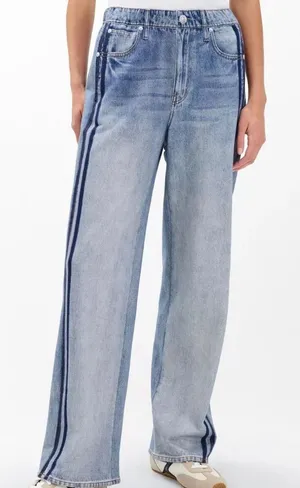 Mila Rosabela Two-Stripe Sweatpant Jeans thumbnail 1
