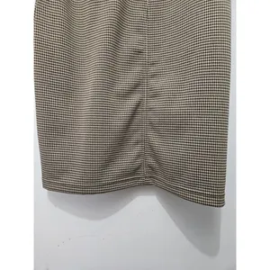 Ralph Lauren Black Label Womens XL Tan Knit Houndstooth Work Shift Dress thumbnail 10