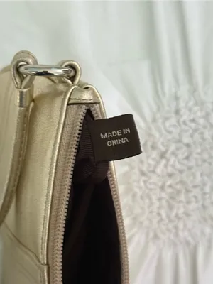 Vintage Y2K Coach Gold Metallic Wristlet thumbnail 3