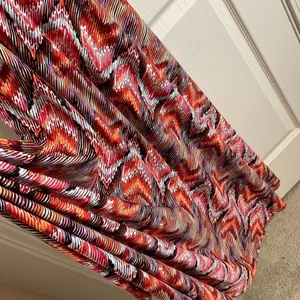 Veronica M Jene Stretch Drop Waist Maxi Dress Medium Boho Chevron Geometric thumbnail 7