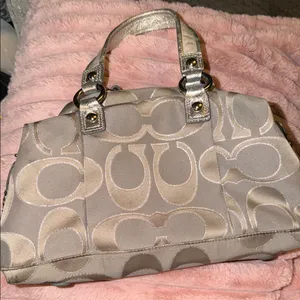 Coach Elegant Gray Designer‎ Handbag thumbnail 5