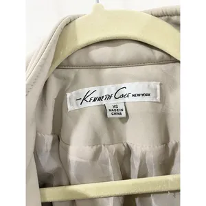 Kenneth Cole New York Beige Belted Trench Coat Women’s XS Classic Chic thumbnail 5