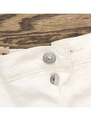 Levi's Womens 501 Original Shorts Denim Jean Jorts Disco Nights White 34 thumbnail 5