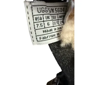 UGG Endell Harness Biker Shearling Boots Women’s Size 7.5 Black Suede Moto 5604 thumbnail 9