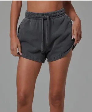 Talentless Womens Heavyweight Classic Shorts - Steel Grey thumbnail 1