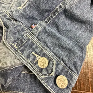 Polo Jeans Co Ralph Lauren Denim Jacket Womens Small Blue Trucker Vintage Y2K thumbnail 5