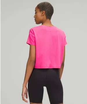 Lululemon Cates Tee Sonic Pink 6 thumbnail 7