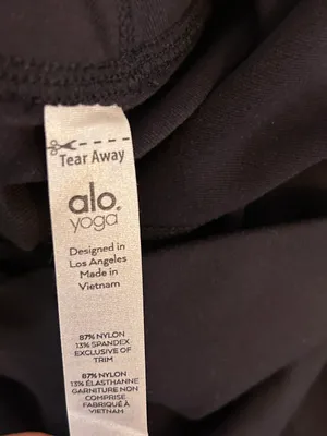 Alo NWT High Waisted Airbrush Leggings Black Size XXS thumbnail 7