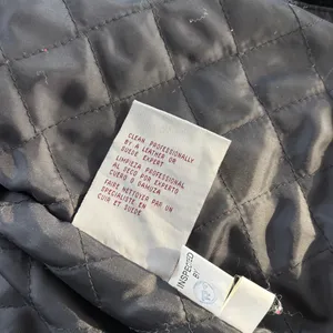 Vintage 90s Distressed Black Suede Leather Bomber Jacket Quilted Lining No Size thumbnail 7