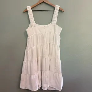 new amanda uprichard nicolia ivory tank mini dress size Large thumbnail 4