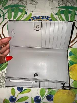 Kate Spade New York pebbled leather wallet thumbnail 6
