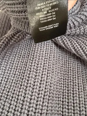 Wilfred Knit Sweater gray merino wool medium aritzia thumbnail 3