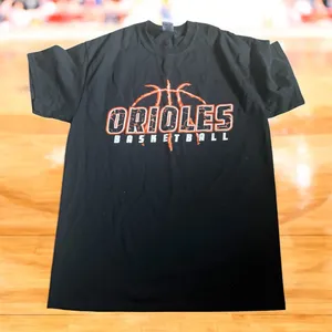 Gildan Orioles basketball medium t-shirt #Orioles #156 thumbnail 1