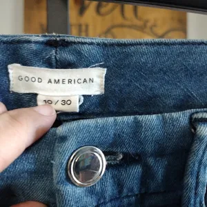 Good American Skinny Leg Distressed Jeans thumbnail 2