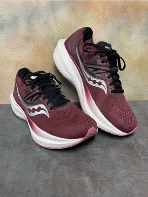 Saucony Triumph 20 Women's Burgundy Running Shoes Size 9 thumbnail 14